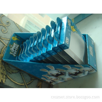 Counter/Shop Advertising Fluting/Fluted Paper/Cardboard Display Box with Customzied Printing and Design